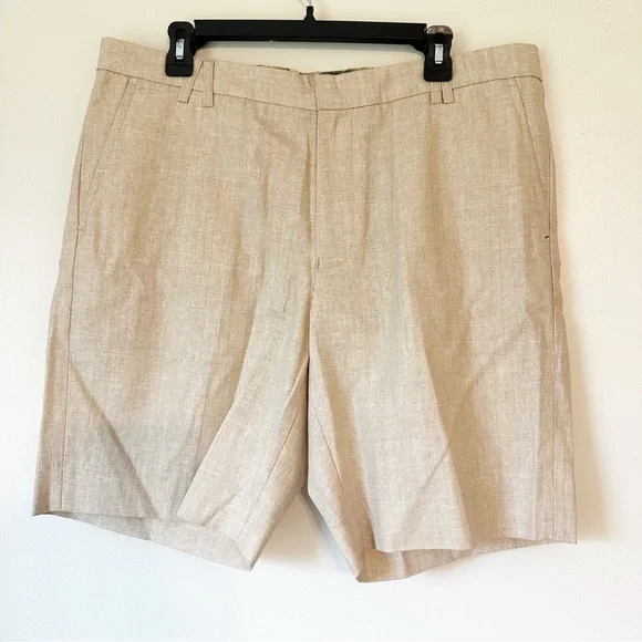 TABS The Classic Bermuda Cotton Linen Island Shorts - Picture 1 of 5